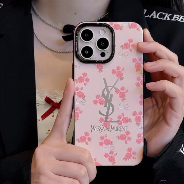 Ysl イブサンローランアイフォン16 pro max 15 plus 14pro 16e ブランドケースアイフォン 16プロ マックス/15プロ/16カバー 落下防止ブランドiPhone  16プロマックス15 14スマホカバー激安男女兼用iPhone 15 14 16 pro maxケースカバー