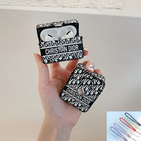 Dior ディオールブランド Airpods 4/3/Pro2ケース 保護軽量 Dior エアーポッズ 4/プロ2/3カバー 紛失防止ブランド Airpods Pro2/3 4ケースメンズ レディースairpods 4 pro2ケース シリコン