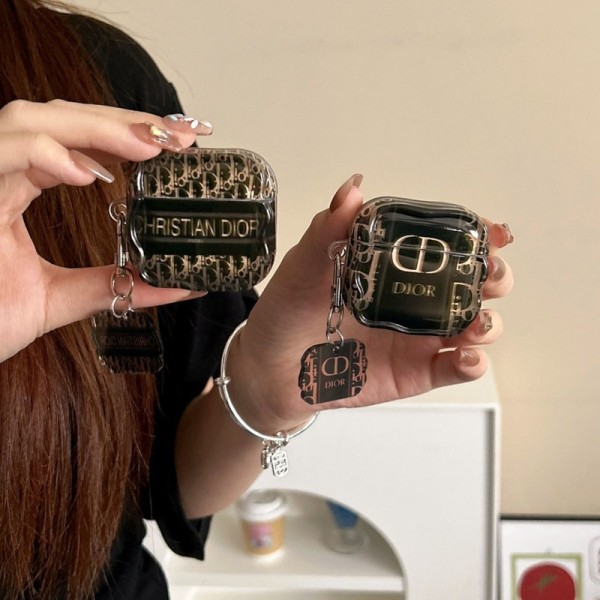 Dior ディオールブランド Airpods Pro3/4/3/Pro2ケース 保護 第3世代 airpods Pro3/4/pro2 ケース ハイブランド 落下防止軽量 エアーポッズ プロ3/4/プロ2/3カバー 紛失防止airpods Pro3 4 pro2ケース シリコン