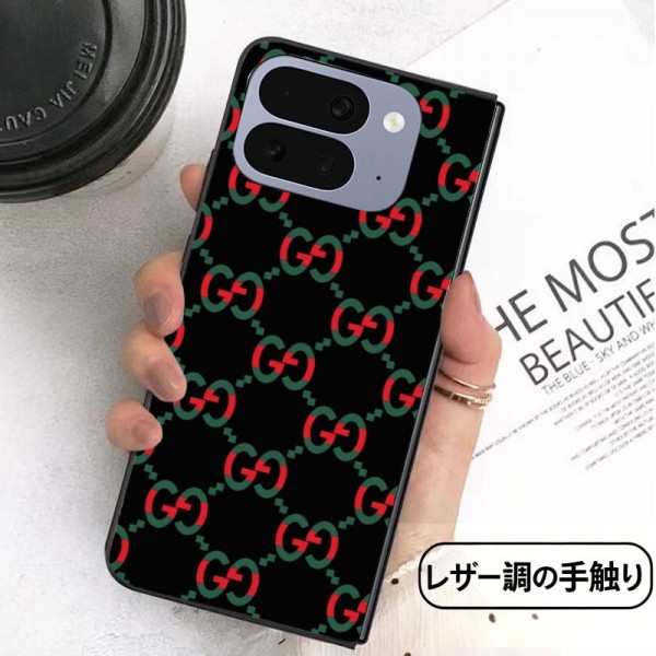 Gucci グッチかわいいGalaxy Z flip Fold 5 4 6 7 8ケース 耐衝撃レザーアイフォン ultra fold 折り畳みスマホケース 携帯カバー グーグル ピクセルPro 11 10 9 foldケース ビジネス 高品質 メンズ Samsung Z Fold5 4 6 7 8スマホケース気質オシャレ