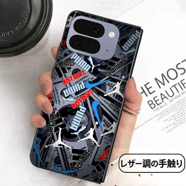 Nike ナイキブランドiPhone ultra 折りたたみスマホカバー 流行りギャラクシー Z Fold8 6 7 5/Flip8 7 5 4 6ケース ビジネス 高品質 メンズ アイフォン ultra 折りたたみスマホケース気質オシャレ Google Pixel Pro 11 10 9 foldブランドスマホケース 