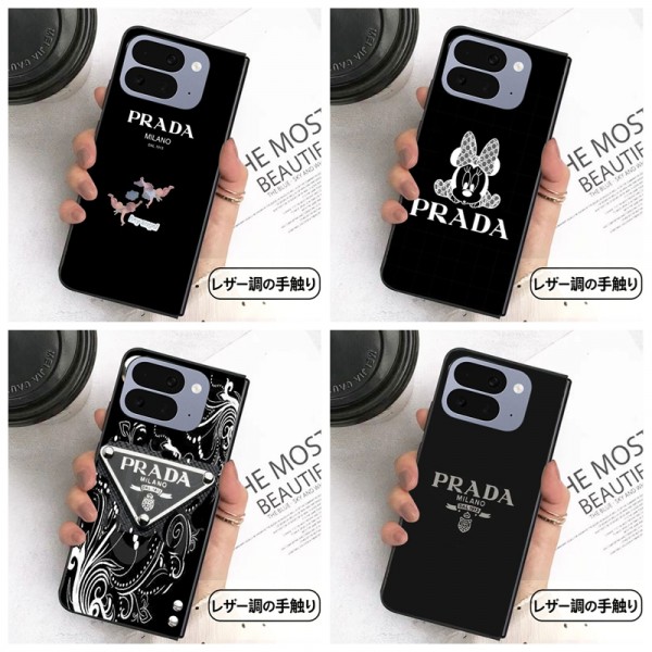 Prada プラダブランド Samsung Z Fold 8 7 6 5 4 flip 8 7 6 5 4スマホカバー 流行り アイフォン ultra 折り畳みケース ビジネス 高品質 メンズ グーグル ピクセルPro 11 10 9 foldスマホケース気質オシャレブランドギャラクシー Z Flip8 7 5 4 6カバー 落下保護
