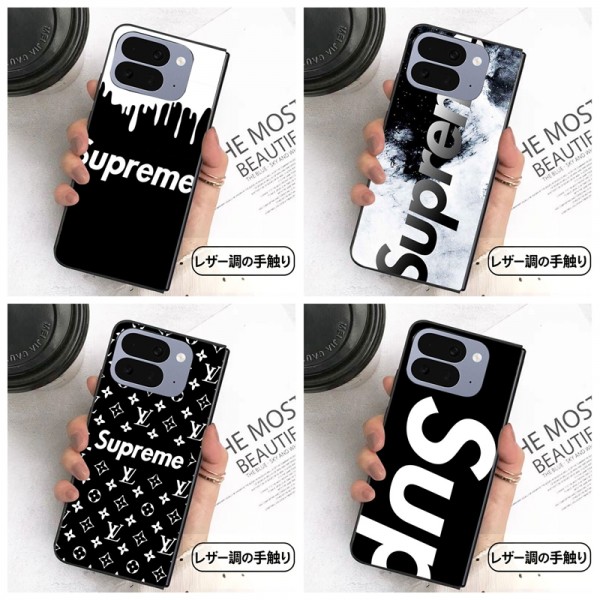 Supreme シュプリームブランド Samsung Z Fold 8 7 6 5 4 flip 8 7 6 5 4スマホカバー 流行りかわいい グーグル ピクセルPro 11 10 9 foldケース 耐衝撃レザー iPhone ultra fold 2026スマホケース 気質 オシャレ Galaxy Z Flip8/7/6/5/4ケース 高級感 シンプル 逸品