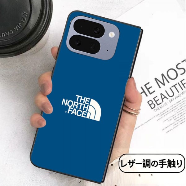 ザノースフェイス THE NORTH FACEかわいいGalaxy Z flip Fold 5 4 6 7 8ケース 耐衝撃レザーアイフォン ultra fold 2026スマホケース 携帯カバーSamsung Z Fold5 4 6 7 8スマホケース気質オシャレ Google Pixel Pro 11 10 9 foldブランドスマホケース 