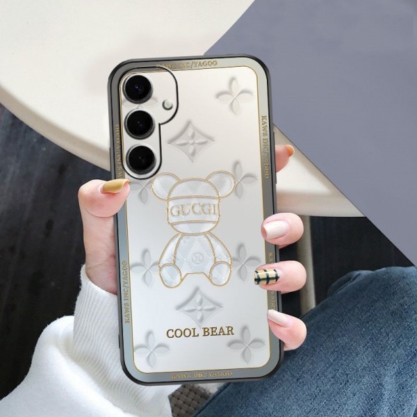 Gucci グッチギャラクシー S23 S24 Ultra Plus ケース男女兼用samsung s24/s23ultra iphone 14 15 plus 16ブランドコピーケースサムスンS23/S24+/S24ULTRAカバーケース耐衝撃かわいいのgalaxy s24 plus ultraケース大人気