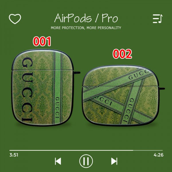 Gucci グッチ 第3世代 airpods 4/pro2 ケース ハイブランド 落下防止ブランド Airpods Pro2/3 4メンズ レディースairpods 4 pro2ケース シリコンairpods pro2/4 3ケース ストラップ付き