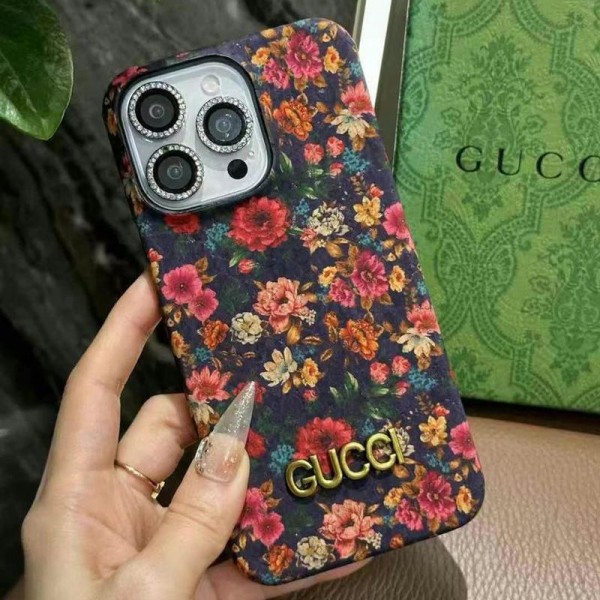 Gucci グッチハイブランドiphone16e 14 Pro Max 15 Plusケースカバーアイフォン 16プロ マックス/15プロ/16カバー 落下防止アイフォン15/14 13pro 12 16+ケースブランド 手触り良い 男女兼用iPhone 15 14 16 pro maxケースカバー