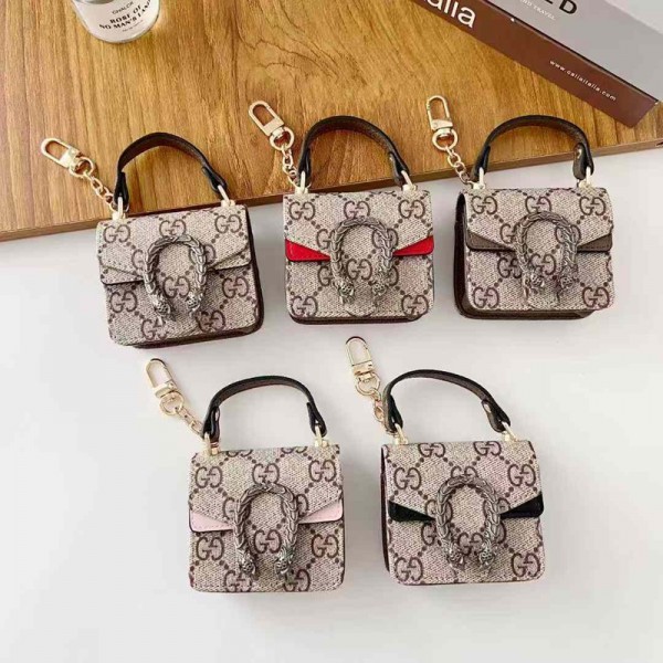 Gucci グッチ エアーポッズ 第四世代ケース 便利 カラビナ付き 第3世代 airpods Pro3/4/pro2 ケース ハイブランド 落下防止ブランド Airpods Pro3/Pro2/3 4メンズ レディースairpods Pro3 4 pro2ケース シリコン