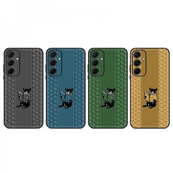 Goyard ゴヤールGalaxy A55A54 A53 A23 s23 s24ケースカバー ペアお揃いブランドSamsung A54 A53 A55ケースレディース向けギャラクシーA55 a54/a53 s24ブランドカバー可愛い男女 Galaxy A54 A55 アイホン14 15 16スマホケース ファッション