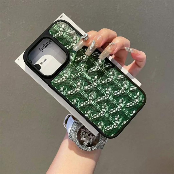 Goyard ゴヤールハイブランドiphone16e 14 17 Pro Max 15 Plusケースカバー耐衝撃のiPhone  17pro 16e 15 pro max 14 plusスマホケース Goyard アイフォン17 air/15/14 13pro 12 16+ケースブランド 手触り良い 男女兼用iPhone 15 14 16 17pro max airケースカバー