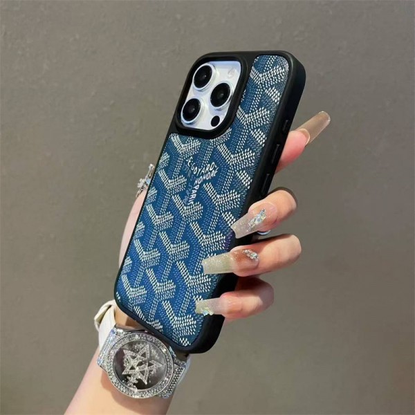 Goyard ゴヤールハイブランドiphone16e 14 17 Pro Max 15 Plusケースカバー耐衝撃のiPhone  17pro 16e 15 pro max 14 plusスマホケース Goyard アイフォン17 air/15/14 13pro 12 16+ケースブランド 手触り良い 男女兼用iPhone 15 14 16 17pro max airケースカバー