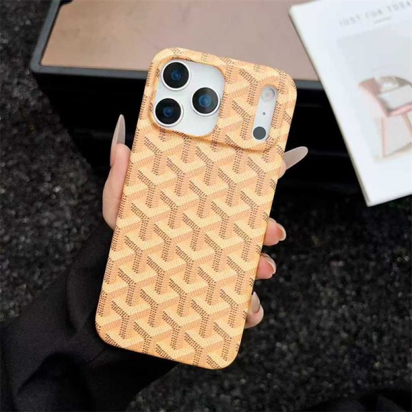 Goyard ゴヤールアイフォン17 air 16 pro max 15 plus 14pro 16e ブランドケースハイブランドiphone16e 14 17 Pro Max 15 PlusケースカバーブランドiPhone  16プロマックス15 14 17 air スマホカバー激安アップル 15+ 14pro 16e 17ブランドスマホカバー薄型オシャレ