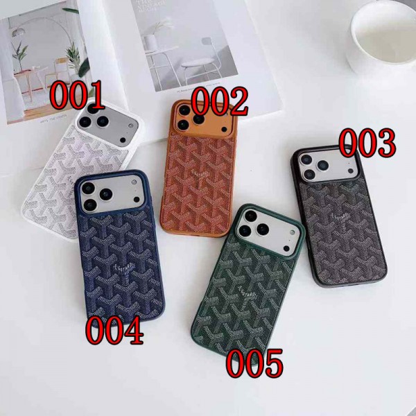 Goyard ゴヤールアイフォン17 air 16 pro max 15 plus 14pro 16e ブランドケースハイブランドiphone Air 16e 14 17 Pro Max 15 Plusケースカバー耐衝撃のiPhone Air 17pro 16e 15 pro max 14  13 12 plusスマホケース男女兼用iPhone  Air 15 14 16 17pro maxケースカバー