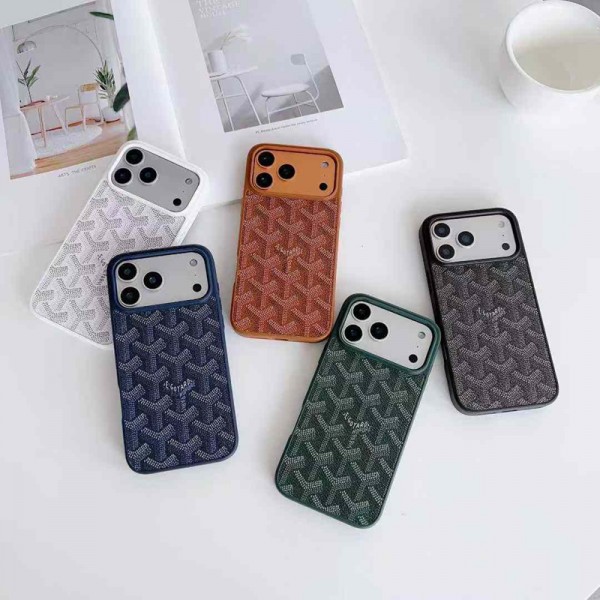 Goyard ゴヤールアイフォン17 air 16 pro max 15 plus 14pro 16e ブランドケースハイブランドiphone Air 16e 14 17 Pro Max 15 Plusケースカバー耐衝撃のiPhone Air 17pro 16e 15 pro max 14  13 12 plusスマホケース男女兼用iPhone  Air 15 14 16 17pro maxケースカバー