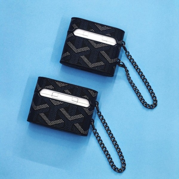 Goyard ゴヤール エアーポッズ 第四世代ケース 便利 カラビナ付き 第3世代 airpods Pro3/4/pro2 ケース ハイブランド 落下防止ブランド Airpods Pro3/Pro2/3 4メンズ レディースairpods Pro3 4 pro2ケース シリコン