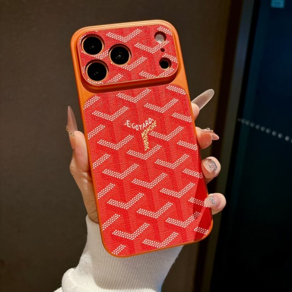 Goyard ゴヤールハイブランドiphone 17e 16e 14 17 Pro Max 15 PlusケースカバーアイフォンAir /16プロ マックス/15 17 プロ/16カバー 落下防止アイフォン17/17e/15/14 13pro 12 16+ケースブランド 手触り良い 男女兼用iPhone  Air 15 14 16 17pro maxケースカバー