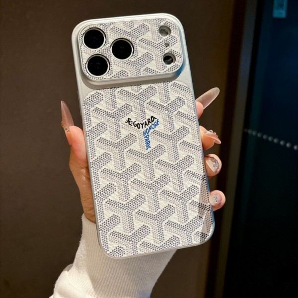 Goyard ゴヤールハイブランドiphone 17e 16e 14 17 Pro Max 15 PlusケースカバーアイフォンAir /16プロ マックス/15 17 プロ/16カバー 落下防止アイフォン17/17e/15/14 13pro 12 16+ケースブランド 手触り良い 男女兼用iPhone  Air 15 14 16 17pro maxケースカバー