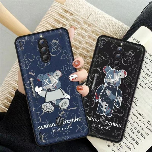 カウズ Galaxy S23+/S23ultra/s22/A53/A54携帯カバー かわいい熊柄 オシャレ Kaws ブランド iPhone14Pro/13mini/12pro max/11ケース 全面保護 キズ防止 XPERIA 1V/5iv/10vケース スリム 軽量 ファッション 男女兼用