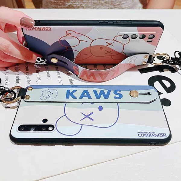 KAWS カウズ Galaxy s23ultraケース samsung a54ブランドスマホカバー ギャラクシーs23+/s22ケース ブランド galaxy s22 s21 ultra plusケース ジャケット型 かわいい 漫画風 熊柄 可愛い お洒落 レディース メンズ