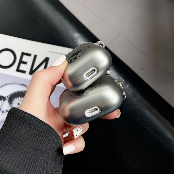 Kaws カウズブランド Airpods 4/3/Pro2ケース 保護 エアーポッズ 第四世代ケース 便利 カラビナ付きairpods 4 pro2ケース シリコンairpods pro2/4 3ケース ストラップ付き