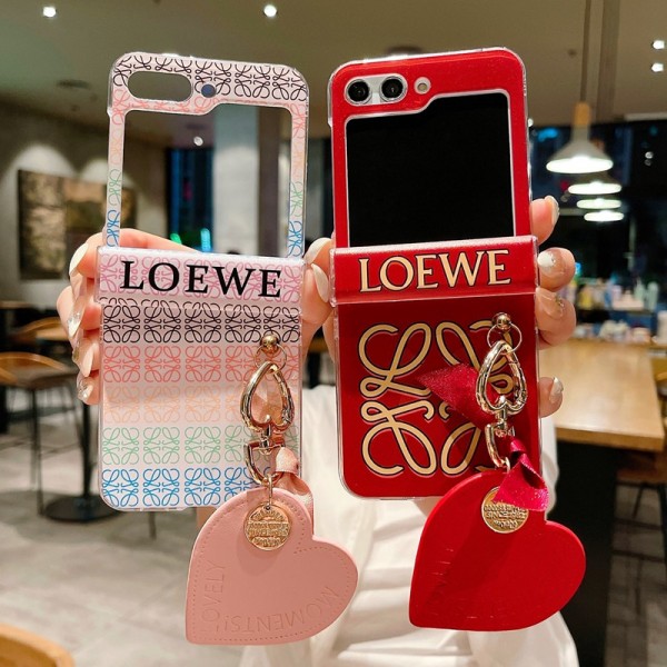 LOEWE ロエベブランド Samsung Z Fold 5 4 flip 3 4スマホカバー 流行りGalaxy Z Flip5 4スマホケース 携帯カバーブランドギャラクシー Z Flip5 4カバー 落下保護Galaxy Z Flip5/4ケース 高級感 シンプル 逸品