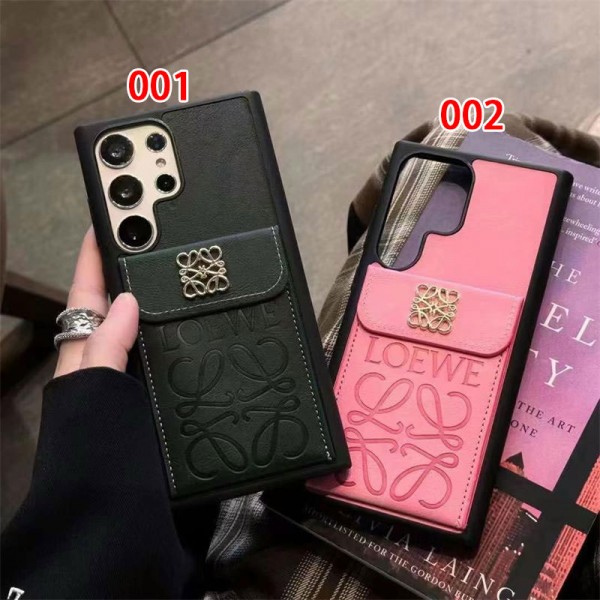 LOEWE ロエベ ギャラクシー s25 S23 S24 Ultra Plus ケースセレブ愛用Galaxy s25+ S23 S24 samsung s24 ultraケースかわいいのgalaxy s24 plus s25 ultraケース大人気高級感っぽいブランドスマホケースgalaxy s24