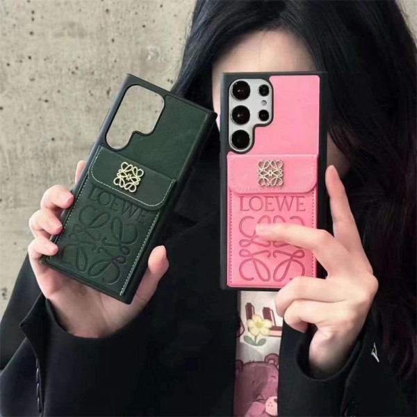 LOEWE ロエベ ギャラクシー s25 S23 S24 Ultra Plus ケースセレブ愛用Galaxy s25+ S23 S24 samsung s24 ultraケースかわいいのgalaxy s24 plus s25 ultraケース大人気高級感っぽいブランドスマホケースgalaxy s24