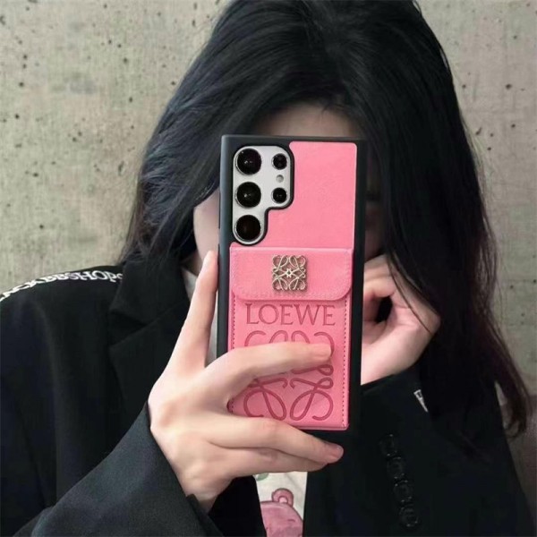 LOEWE ロエベ ギャラクシー s25 S23 S24 Ultra Plus ケースセレブ愛用Galaxy s25+ S23 S24 samsung s24 ultraケースかわいいのgalaxy s24 plus s25 ultraケース大人気高級感っぽいブランドスマホケースgalaxy s24