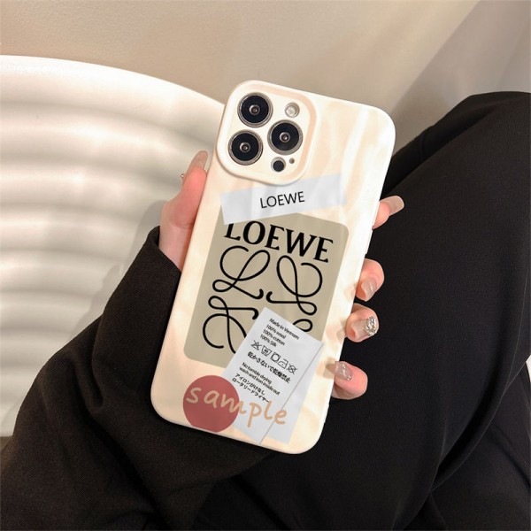 LOEWE ロエベ耐衝撃のiPhone  16e 15 pro max 14  13 12 plusスマホケースアイフォン15/14 13pro 12 16+ケースブランド 手触り良い 男女兼用iPhone 15 14 16 pro maxケースカバーアップル 15+ 14pro 16eブランドスマホカバー薄型オシャレ