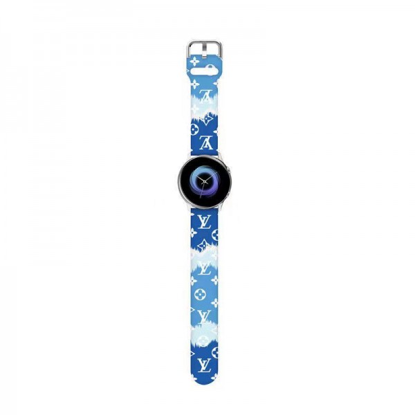 Lv ルイヴィトン Gucci グッチモノグラム ギャラクシーウォッチFit3/6/5バンド レザー製Galaxy Watch6 Classic/5 Pro/4/3ベルトストラップ ファッションgaalxy watchバンド メンズ レディースバンド 調節可能