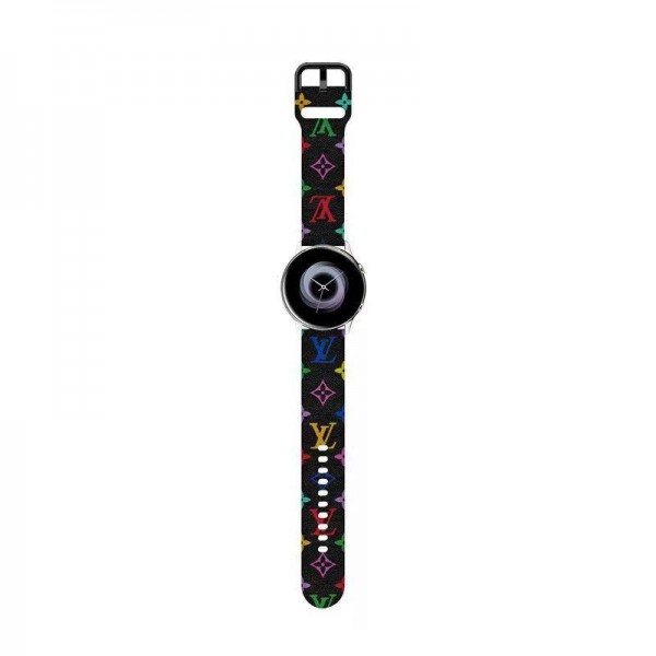 Lv ルイヴィトン Gucci グッチモノグラム ギャラクシーウォッチFit3/6/5バンド レザー製Galaxy Watch6 Classic/5 Pro/4/3ベルトストラップ ファッションgaalxy watchバンド メンズ レディースバンド 調節可能