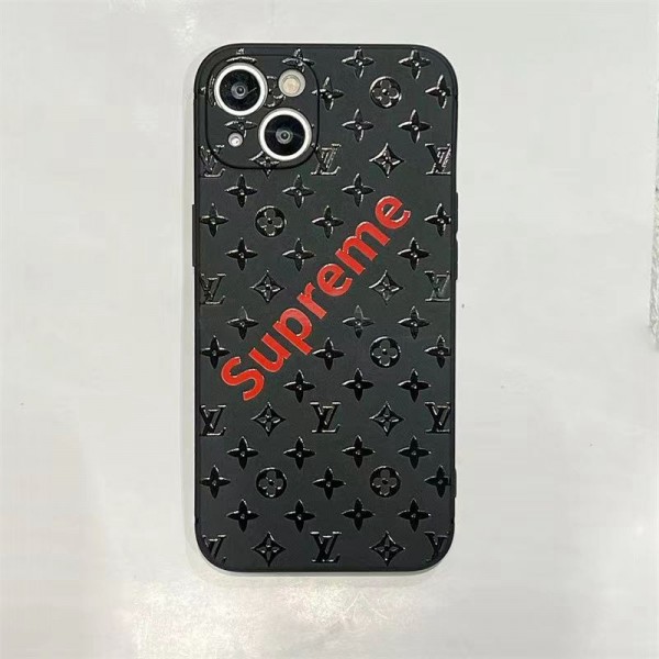 Lv ルイヴィトン Supreme シュプリーム ブランド アイフォン 15 14プロ マックス/14プロ/14カバー 落下防止耐衝撃のiPhone 15 14 ultra plusスマホケースブランドiPhone 15 14 プロマックススマホカバー激安アップル 15+ 14proブランドスマホカバー薄型オシャレ