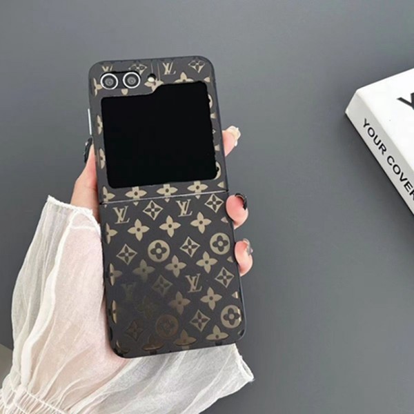 Lv ルイヴィトンブランド Samsung Z flip 5 4スマホカバー 流行りかわいいGalaxy Z flip 4 5ケース 耐衝撃レザーギャラクシー Z Flip 5 4 3 2ケース ビジネス 高品質 メンズ スマホケース 