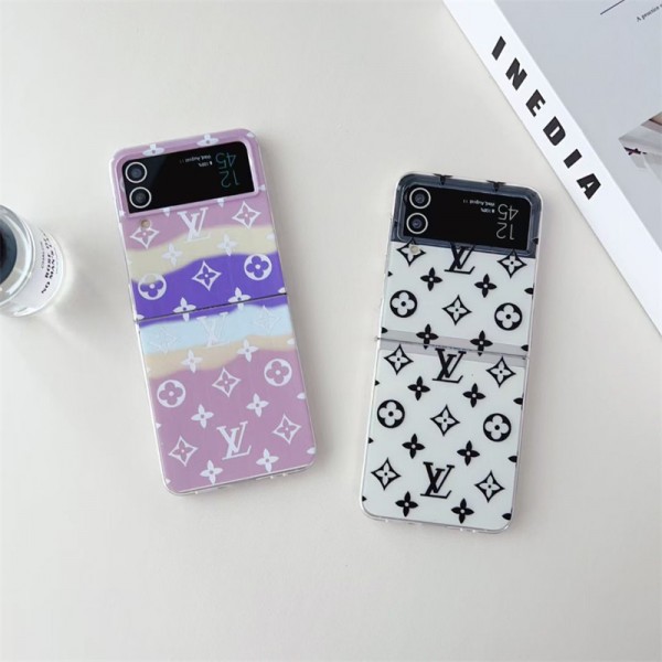 Lv ルイヴィトンブランド Samsung Z flip 6 5 4 3スマホカバー 流行りかわいいGalaxy Z flip 5 4ケース 耐衝撃レザーGalaxy Z Flip5 4 6スマホケース 携帯カバーギャラクシー Z Flip5 4 6ケース ビジネス 高品質 メンズ