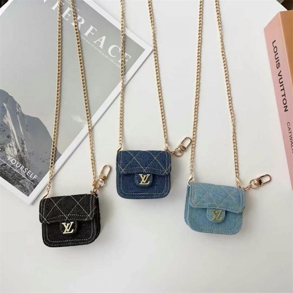 Lv ルイヴィトン エアーポッズ 第四世代ケース 便利 カラビナ付きブランド Airpods Pro2/3 4メンズ レディースairpods 4 pro2ケース シリコンairpods pro2/4 3ケース ストラップ付き