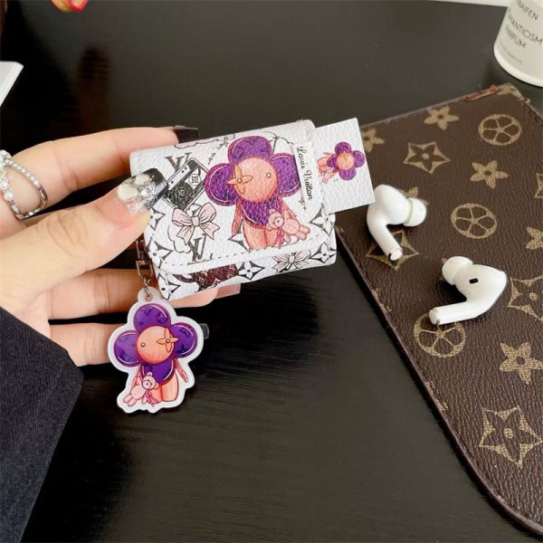 Lv ルイヴィトン エアーポッズ 第四世代ケース 便利 カラビナ付き軽量 エアーポッズ 4/プロ2/3カバー 紛失防止airpods 4 pro2ケース シリコンairpods pro2/4 3ケース ストラップ付き