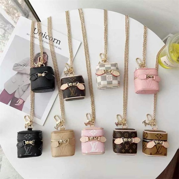 Lv ルイヴィトン エアーポッズ 第四世代ケース 便利 カラビナ付き 第3世代 airpods 4/pro2 ケース ハイブランド 落下防止airpods 4 pro2ケース シリコンairpods pro2/4 3ケース ストラップ付き
