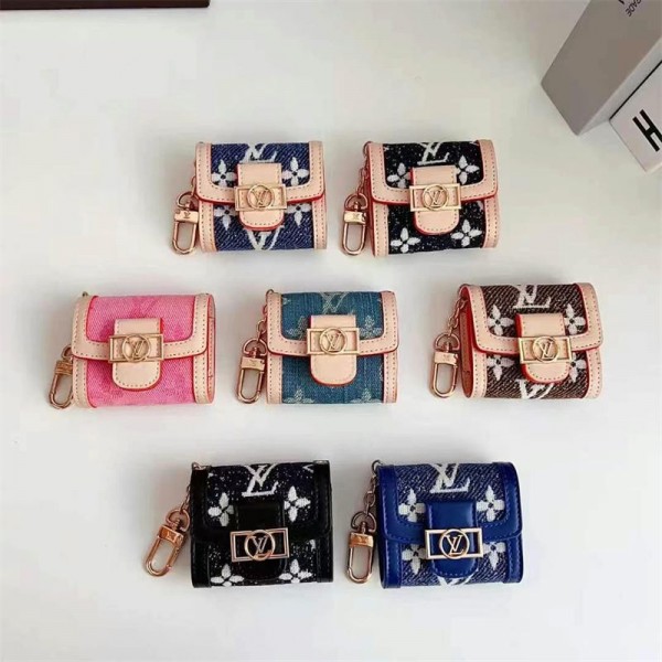 Lv ルイヴィトンブランド Airpods 4/3/Pro2ケース 保護 エアーポッズ 第四世代ケース 便利 カラビナ付きブランド Airpods Pro2/3 4メンズ レディースairpods 4 pro2ケース シリコン