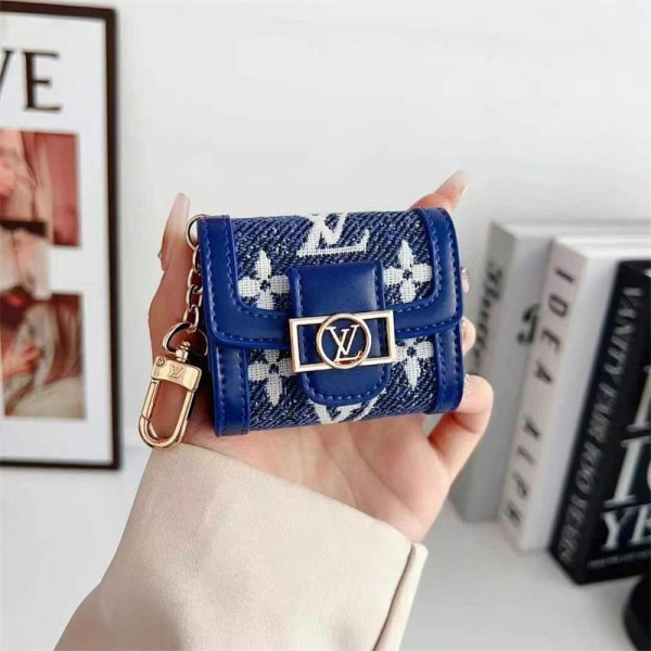 Lv ルイヴィトンブランド Airpods 4/3/Pro2ケース 保護 エアーポッズ 第四世代ケース 便利 カラビナ付きブランド Airpods Pro2/3 4メンズ レディースairpods 4 pro2ケース シリコン