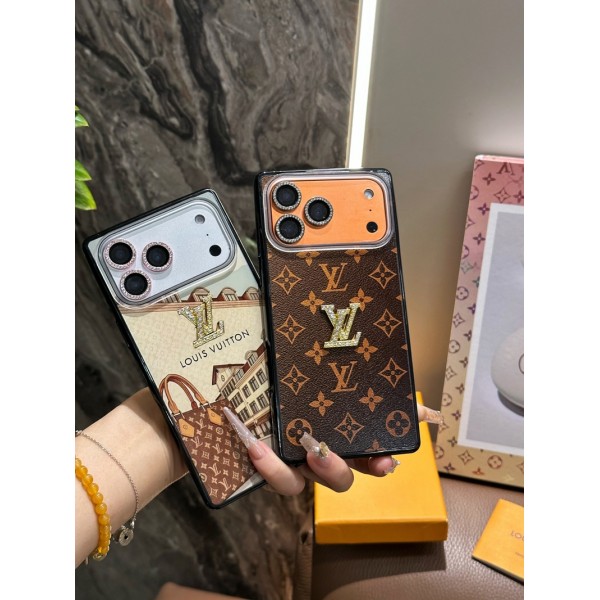 Lv ルイヴィトンアイフォン17 air 16 pro max 15 plus 14pro 16e ブランドケースハイブランドiphone 17e 16e 14 17 Pro Max 15 Plusケースカバーアイフォン17/17e/15/14 13pro 12 16+ケースブランド 手触り良い 男女兼用iPhone  Air 15 14 16 17pro maxケースカバー