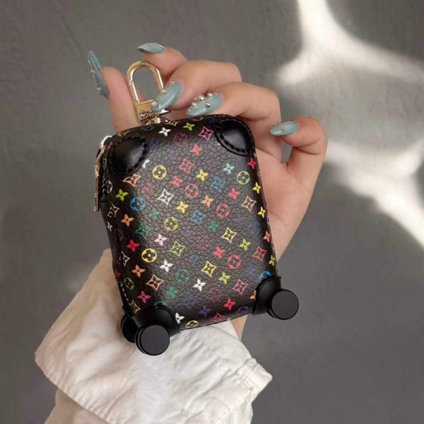 Lv ルイヴィトン エアーポッズ 第四世代ケース 便利 カラビナ付き 第3世代 airpods Pro3/4/pro2 ケース ハイブランド 落下防止軽量 エアーポッズ プロ3/4/プロ2/3カバー 紛失防止ブランド Airpods Pro3/Pro2/3 4メンズ レディース