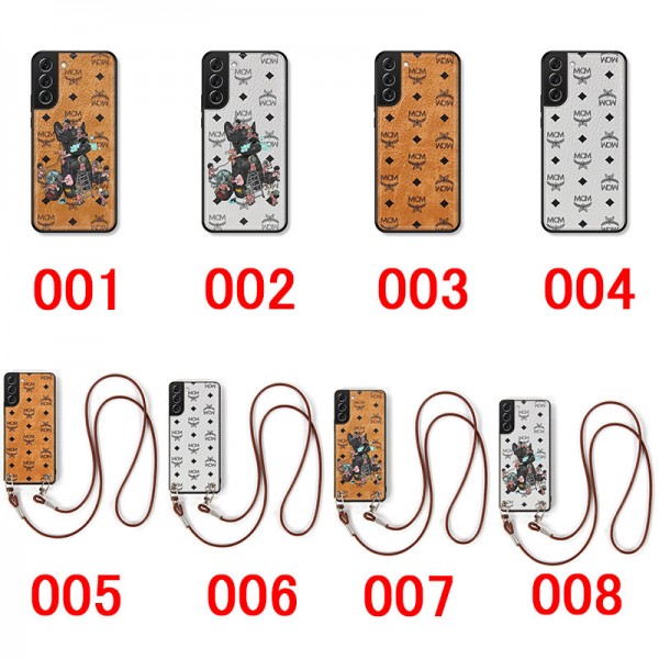 Mcm エムシーエムギャラクシー S23 S24 Ultra Plus A55 A54ケースブランドギャラクシーs23 s24 + ultraスマホカバー激安パロディブランドSamsung S23 Ultra s24 s22 Plus a55 a54ケース 落下保護かわいいのgalaxy s24 plus ultraケース大人気