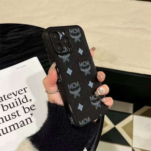 Mcm エムシーエムアイフォン15 plus 14pro 16 pro maxブランドケースハイブランドiphone16 14 Pro Max 15 Plusケースカバー耐衝撃のiPhone 15 pro max 14  13 12 plusスマホケース男女兼用iPhone 15 14 16 pro maxケースカバー