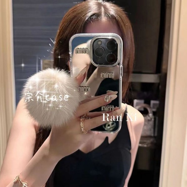 ミュウミュウ MiuMiuアイフォン15 ultra 14proブランドケース耐衝撃のiPhone 15 14 ultra plusスマホケースブランドiPhone 15 14 プロマックススマホカバー激安アイフォン15/14proケースブランド 手触り良い 