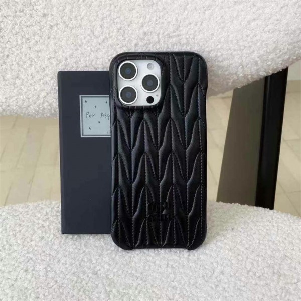 ミュウミュウ MiuMiuハイブランドiphone16e 14 Pro Max 15 Plusケースカバー耐衝撃のiPhone  16e 15 pro max 14  13 12 plusスマホケースアイフォン15/14 13pro 12 16+ケースブランド 手触り良い アップル 15+ 14pro 16eブランドスマホカバー薄型オシャレ