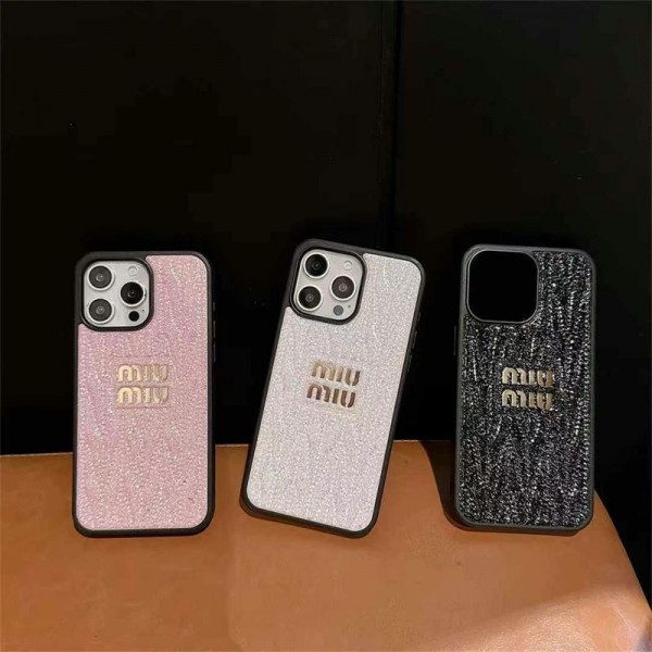 ミュウミュウ MiuMiuアイフォン16 pro max 15 plus 14pro 16e ブランドケースハイブランドiphone16e 14 Pro Max 15 Plusケースカバー耐衝撃のiPhone  16e 15 pro max 14  13 12 plusスマホケースブランドiPhone  16プロマックス15 14スマホカバー激安
