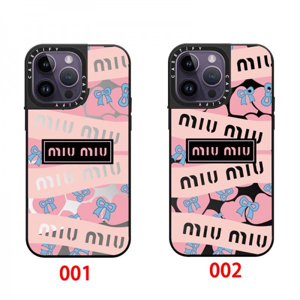ミュウミュウ MiuMiuアイフォン17 air 16 pro max 15 plus 14pro 16e ブランドケースハイブランドiphone16e 14 17 Pro Max 15 Plusケースカバーアイフォン17 air/15/14 13pro 12 16+ケースブランド 手触り良い アップル 15+ 14pro 16e 17ブランドスマホカバー薄型オシャレ