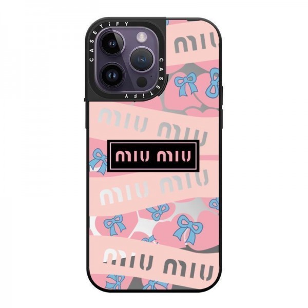ミュウミュウ MiuMiuアイフォン17 air 16 pro max 15 plus 14pro 16e ブランドケースハイブランドiphone16e 14 17 Pro Max 15 Plusケースカバーアイフォン17 air/15/14 13pro 12 16+ケースブランド 手触り良い アップル 15+ 14pro 16e 17ブランドスマホカバー薄型オシャレ