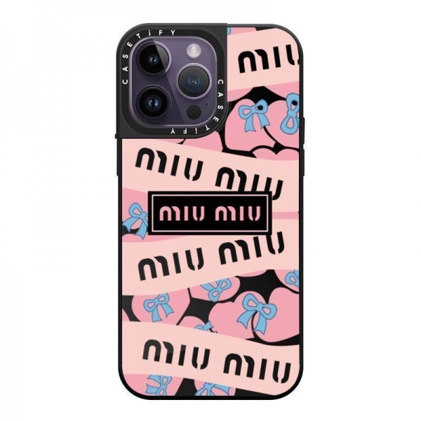 ミュウミュウ MiuMiuアイフォン17 air 16 pro max 15 plus 14pro 16e ブランドケースハイブランドiphone16e 14 17 Pro Max 15 Plusケースカバーアイフォン17 air/15/14 13pro 12 16+ケースブランド 手触り良い アップル 15+ 14pro 16e 17ブランドスマホカバー薄型オシャレ