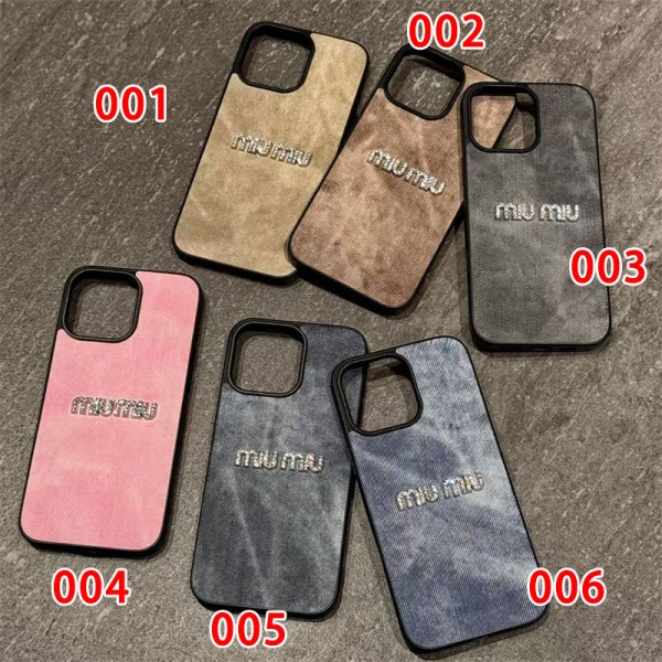 ミュウミュウ MiuMiuアイフォン17 air 16 pro max 15 plus 14pro 16e ブランドケースアイフォンAir /16プロ マックス/15 17 プロ/16カバー 落下防止耐衝撃のiPhone Air 17pro 16e 15 pro max 14  13 12 plusスマホケースアイフォン17/air/15/14 13pro 12 16+ケースブランド 手触り良い 